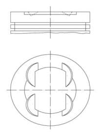 Поршень двигателя