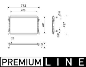 Радіатор охолодження двигуна Радіатор охолодження двигуна