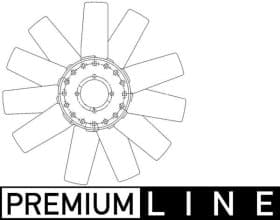 Крыльчатка вентилятора системы охлаждения двигателя