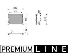 Радиатор охлаждения двигателя Радиатор охлаждения двигателя