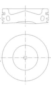 Поршень двигуна