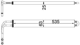 Масляный радиатор рулевого управления