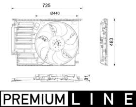 Вентилятор системы охлаждения двигателя Вентилятор системы охлаждения двигателя