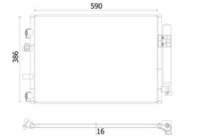 Радиатор кондиционера