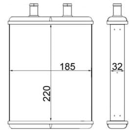 Радиатор печки