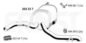 Глушитель выхлопных газов конечный