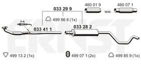 Середній глушник вихлопних газів