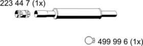 Середній глушник вихлопних газів Ernst 132268