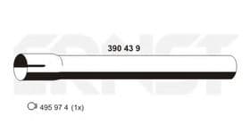 Приемная труба Ernst 390439