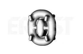 Кронштейн крепления выхлопной магистрали