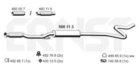 Середній глушник вихлопних газів