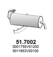 Глушник вихлопних газів кінцевий