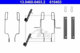 Компоненти дискових гальмівних колодок