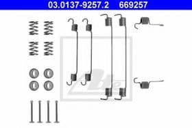 Монтажний комплект барабанних гальмівних колодок