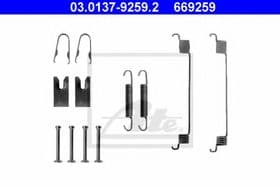 Монтажный комплект барабанных тормозных колодок