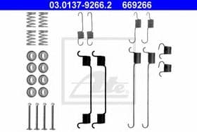 Монтажный комплект барабанных тормозных колодок Монтажный комплект барабанных тормозных колодок