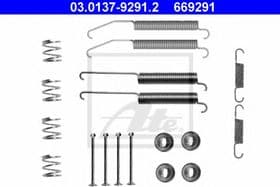 Монтажный комплект барабанных тормозных колодок Монтажный комплект барабанных тормозных колодок