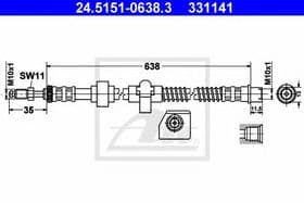 Тормозной шланг