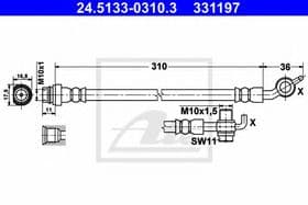 Гальмівний шланг