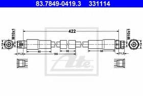 Гальмівний шланг Гальмівний шланг