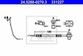 Тормозной шланг Тормозной шланг
