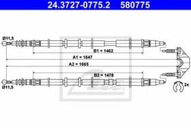 Трос ручного тормоза