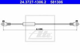 Трос ручного тормоза