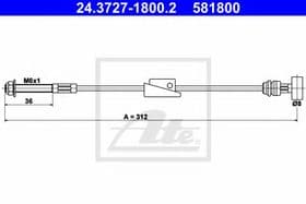 Трос ручного гальма Трос ручного гальма