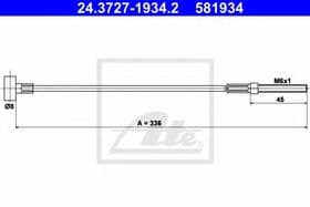 Трос ручного тормоза