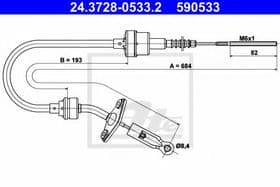 Трос сцепления