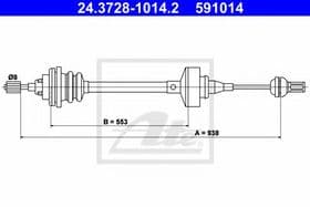 Трос сцепления