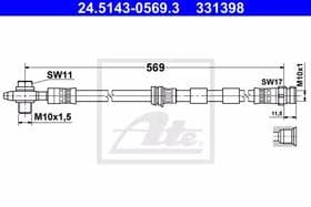 Гальмівний шланг Гальмівний шланг