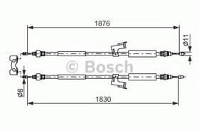 Трос ручного гальма