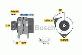 Генератор Bosch 0 123 315 022