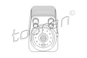 Оливний радіатор двигуна