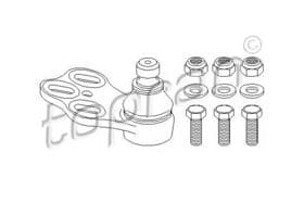 Шарова опора Topran 104 407