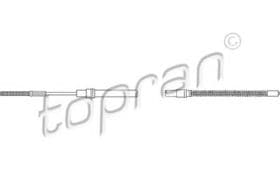 Трос ручного тормоза Topran 102 833