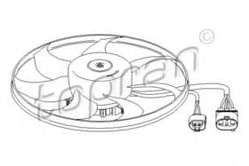 Вентилятор системи охолодження двигуна Вентилятор системи охолодження двигуна