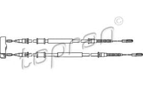 Трос ручного тормоза Topran 200 870