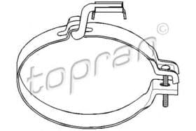 Кронштейн крепления выхлопной магистрали