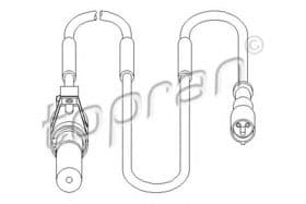 Датчик ABS Topran 207 451