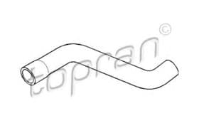 Патрубок радіатора системи охолодження двигуна