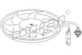 Вентилятор системы охлаждения двигателя
