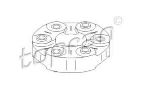 Демпферна муфта карданного валу