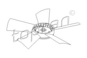 Крыльчатка вентилятора системы охлаждения двигателя Крыльчатка вентилятора системы охлаждения двигателя