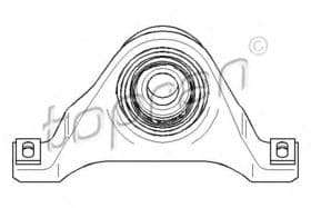 Проміжний підшипник карданного вала