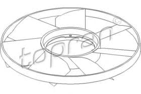 Крыльчатка вентилятора системы охлаждения двигателя