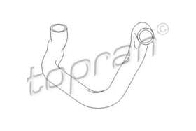Патрубок радіатора системи охолодження двигуна
