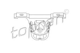 Кронштейн кріплення вихлопної магістралі