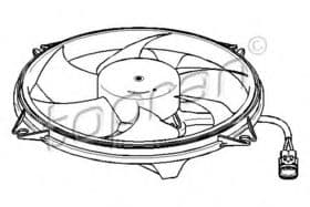 Вентилятор системы охлаждения двигателя